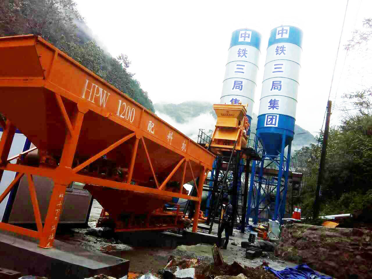 攪拌站設(shè)備案例